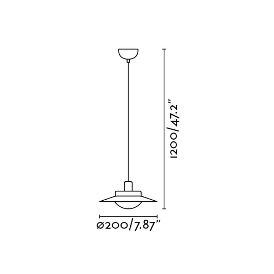 Pendul LED modern SIDE alb/nickel 62137 Faro Barcelona 2