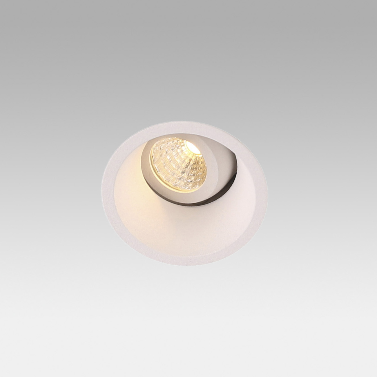 Spot LED dimabil / incastrabil / orientabil pentru tavan / plafon FOX alb 5W 02101301