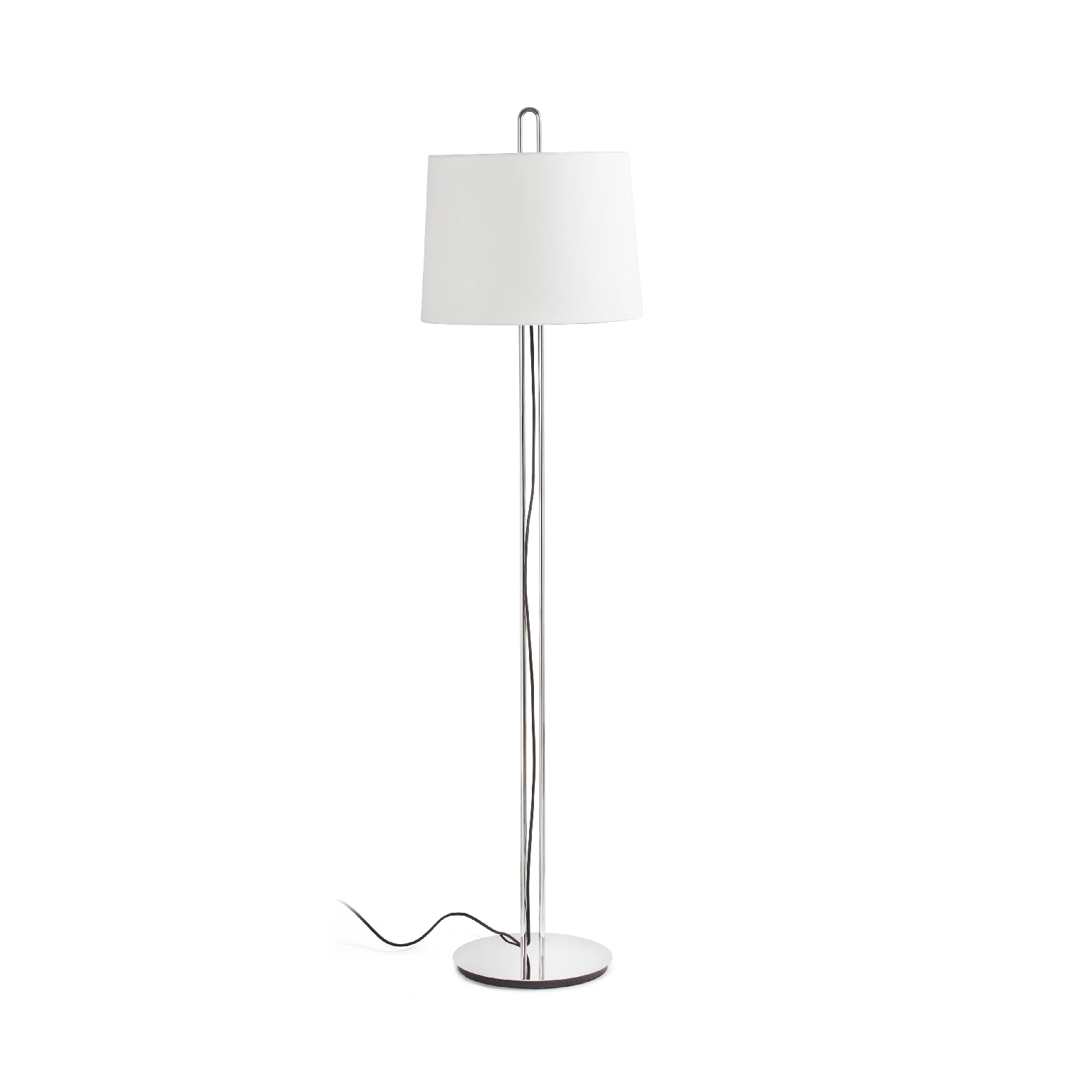 Lampadar / Lampa de podea moderna design elegant MONTREAL crom/bej 24037-08