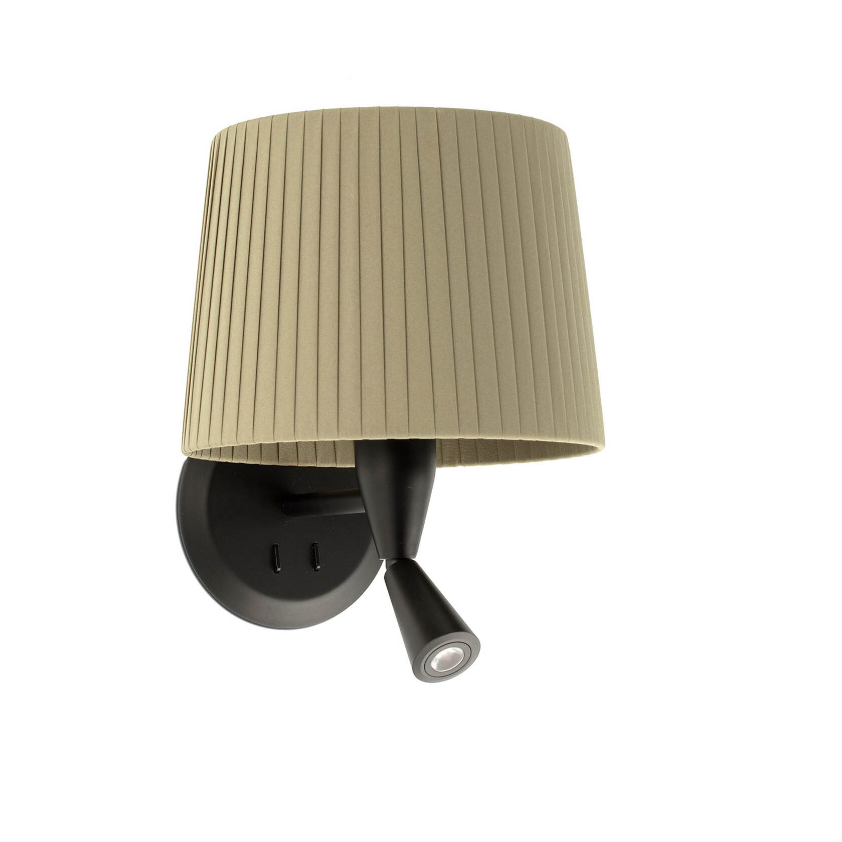 Aplica moderna design elegant SAMBA reader LED negru/verde